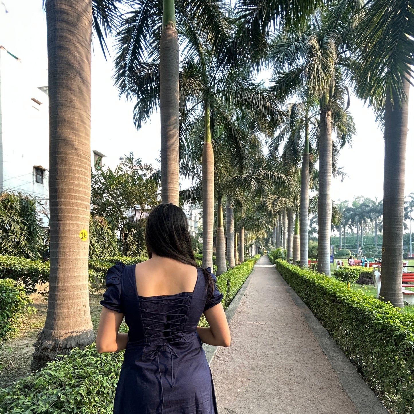 Juliet Navy blue Corset Dress