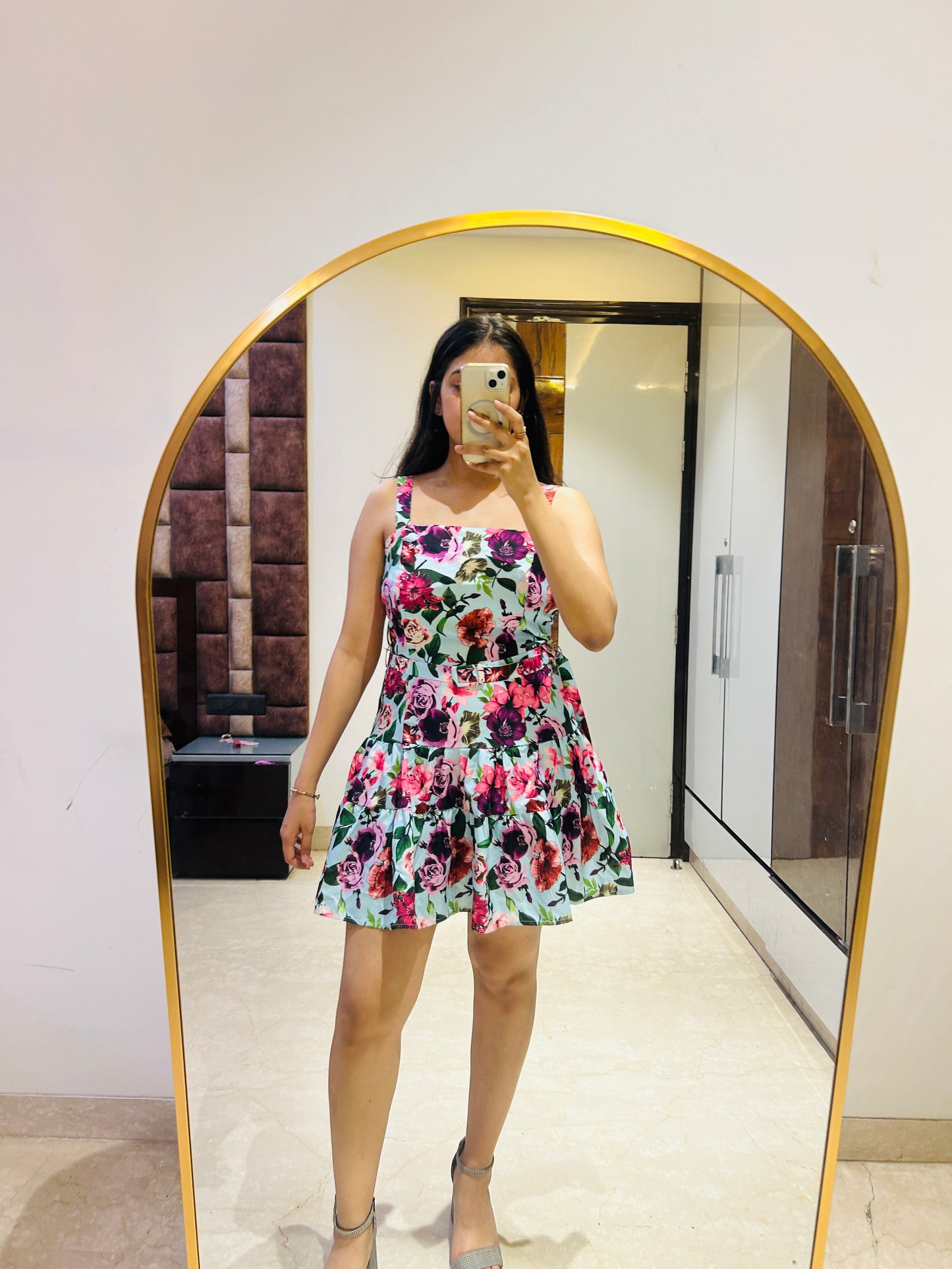 Olivia floral mini dress