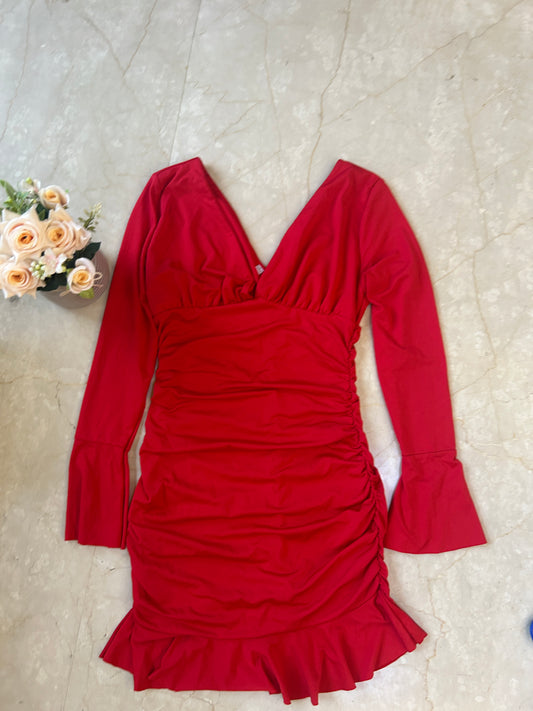Vivian Ruched Mini Dress