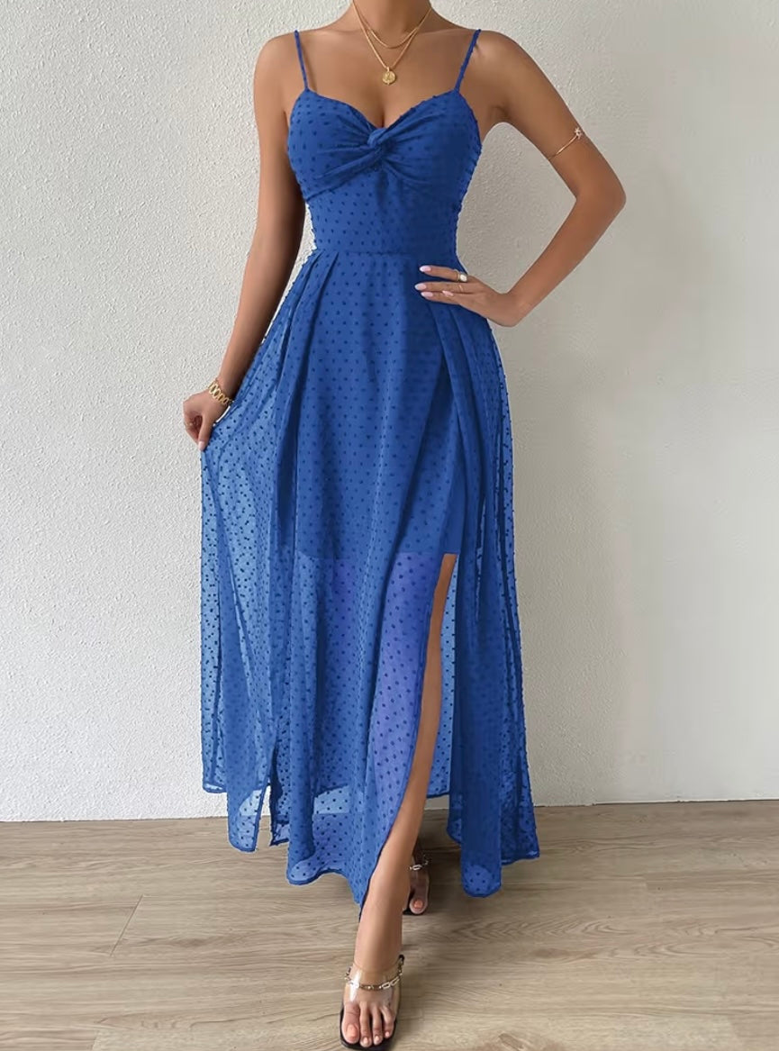 Azure Flow gown