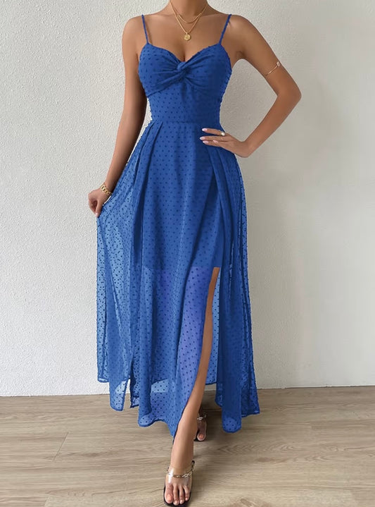 Azure Flow gown