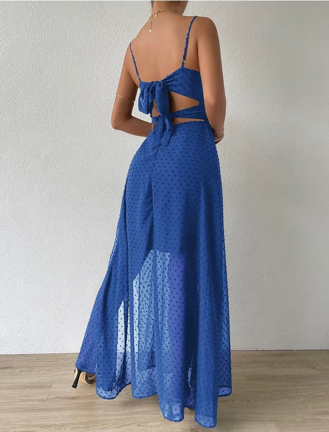 Azure Flow gown