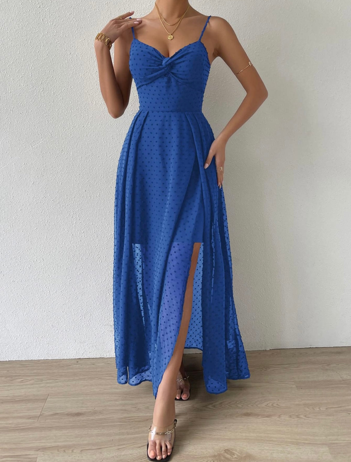 Azure Flow gown
