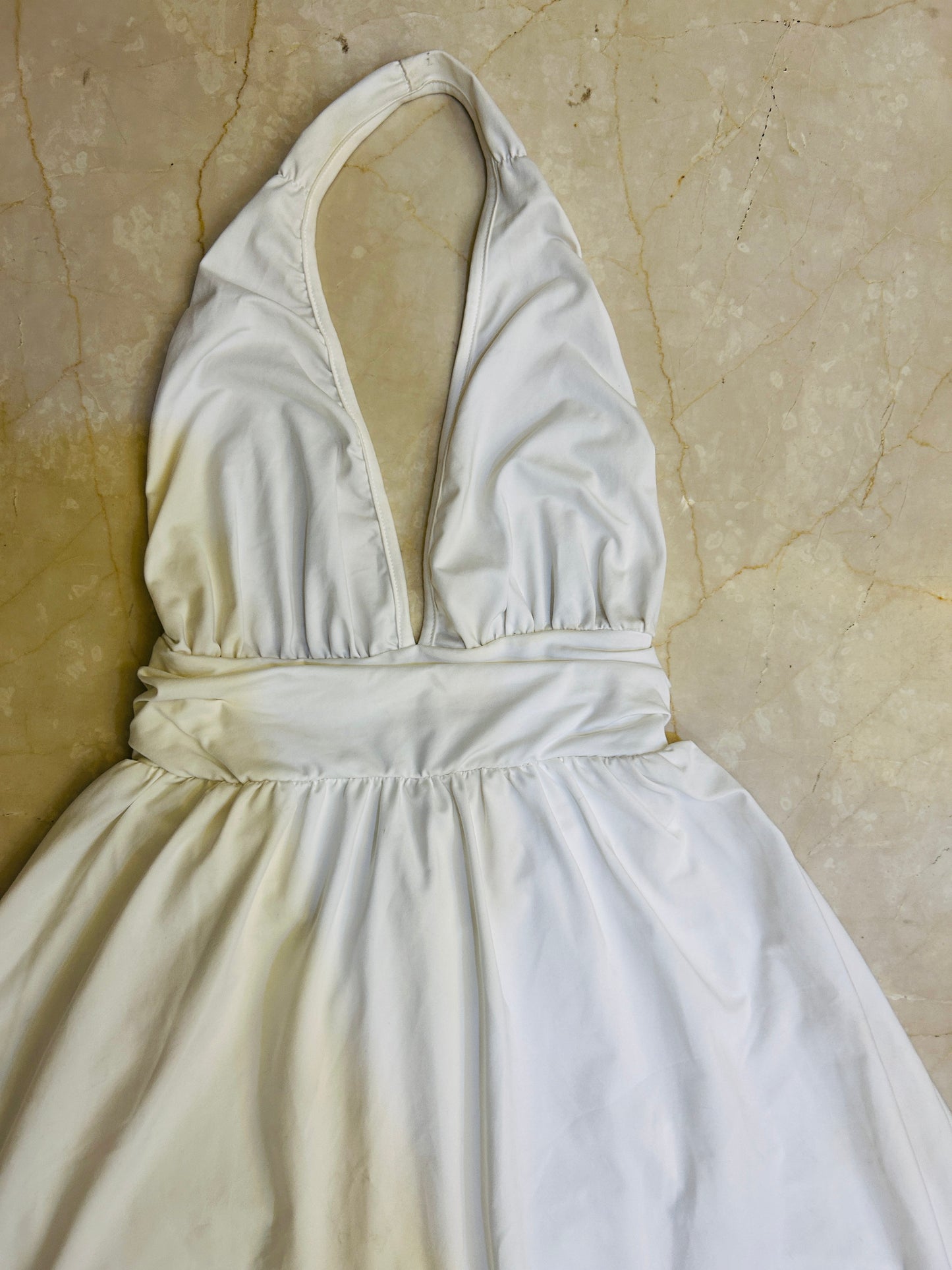 White Halo Halter Mini