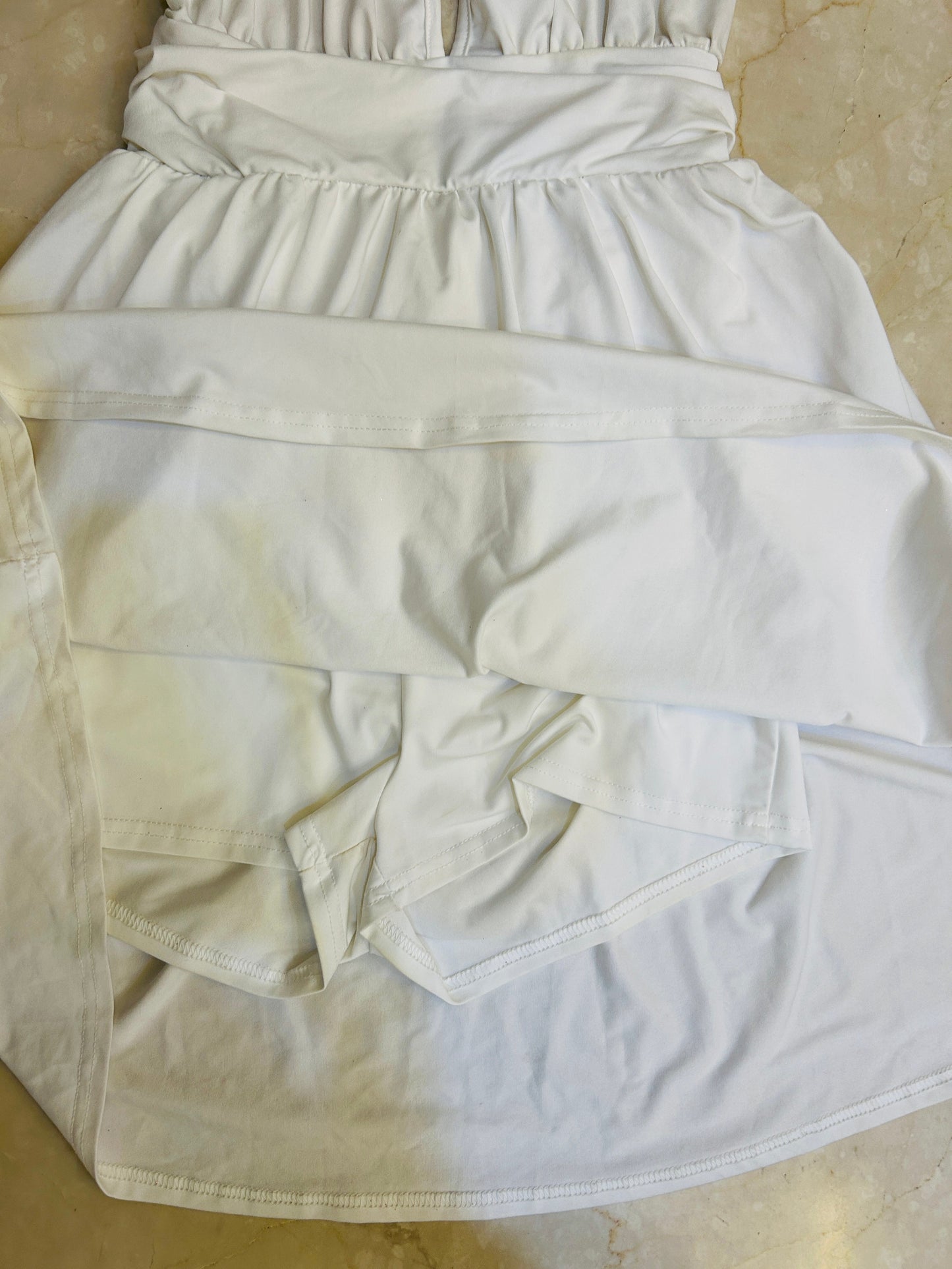 White Halo Halter Mini