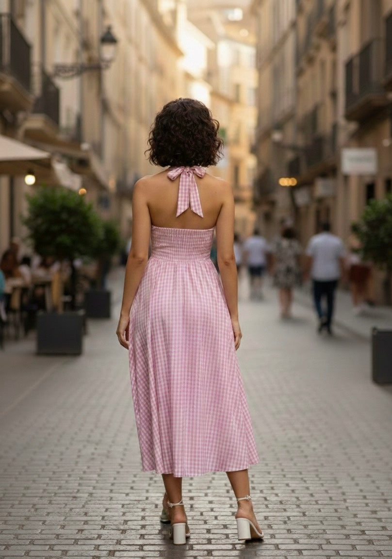 Rose Cottage Gingham  Dress