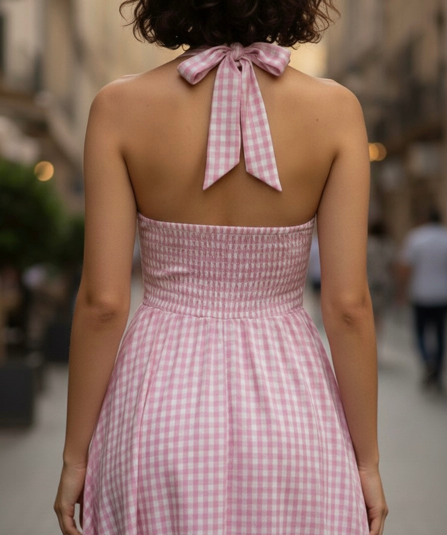 Rose Cottage Gingham  Dress