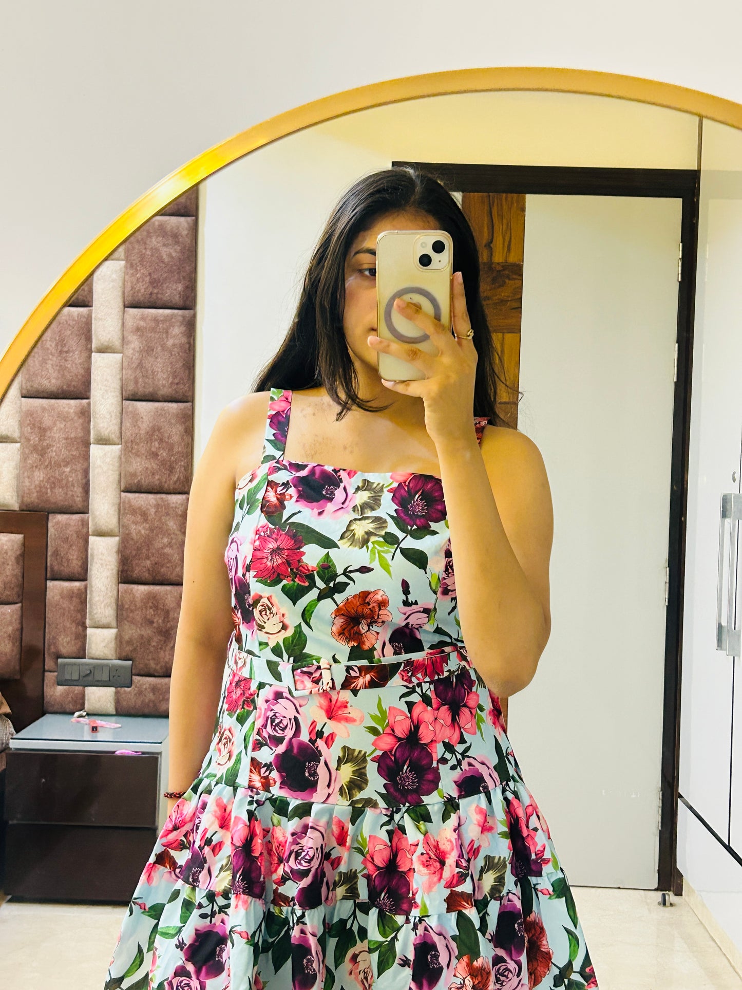 Olivia floral mini dress